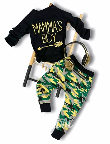 Mammas boy - army chlapecký set s baggy