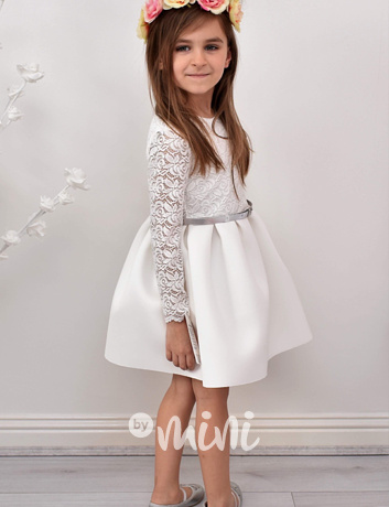 Luxury white dress - luxusní dívčí bílé šaty