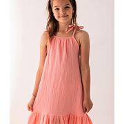 Mušelínové letní šaty peach Lily Grey