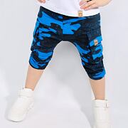 Blue army shorts baggy kapsáče
