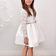 Luxury white dress - luxusní dívčí bílé šaty