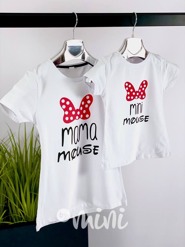 Mama mouse & Mini mouse triko