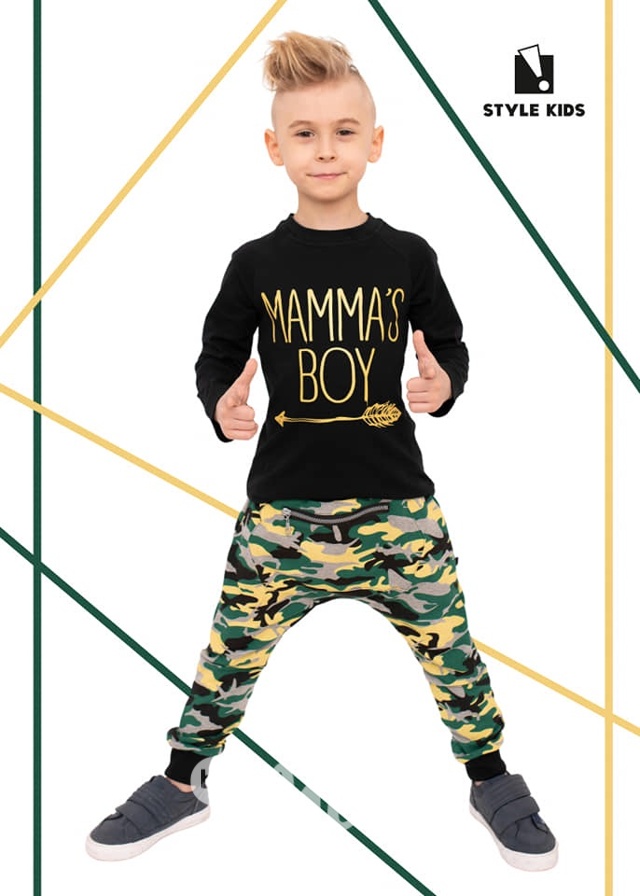 Mammas boy - army chlapecký set s baggy