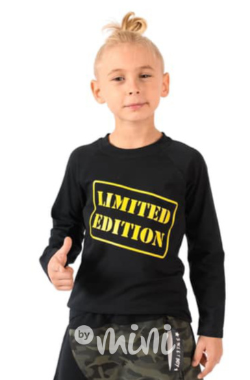 LIMITED EDITION triko s dlouhým rukávem black/yellow