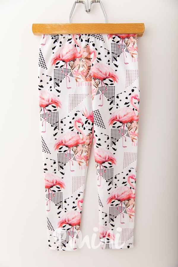 Millennium Flamingo soft cotton legíny *Lily Grey*