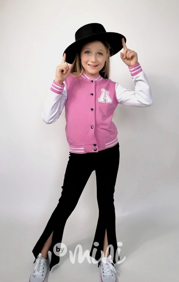 Cheerleader sporty mikina pink