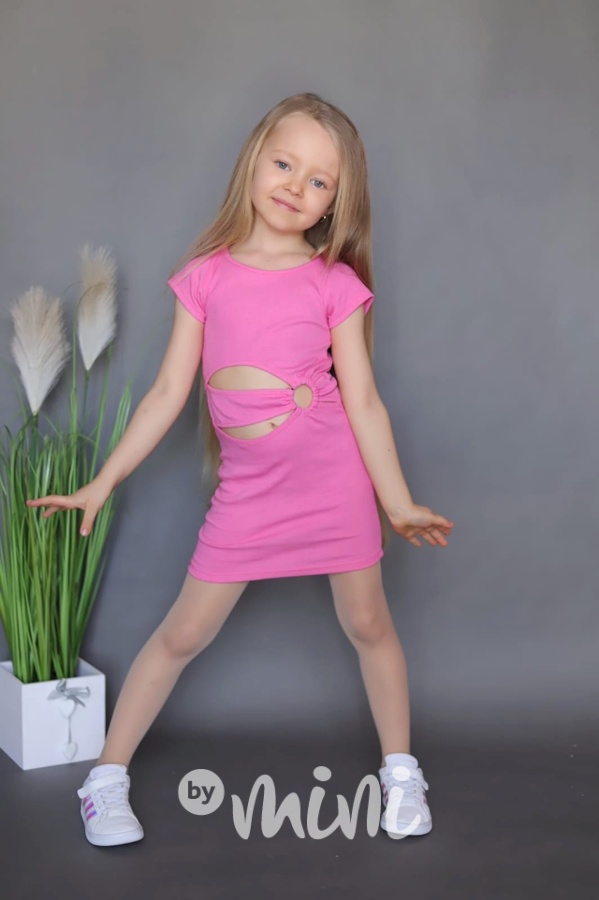 Little dress - barbie pink šaty