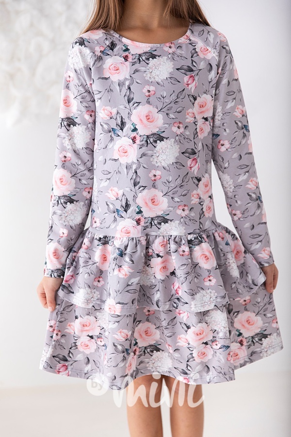 Lily Grey volánkové šaty - la vie en rose