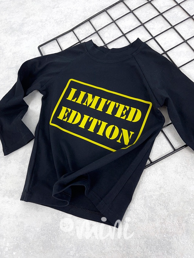 LIMITED EDITION triko s dlouhým rukávem black/yellow