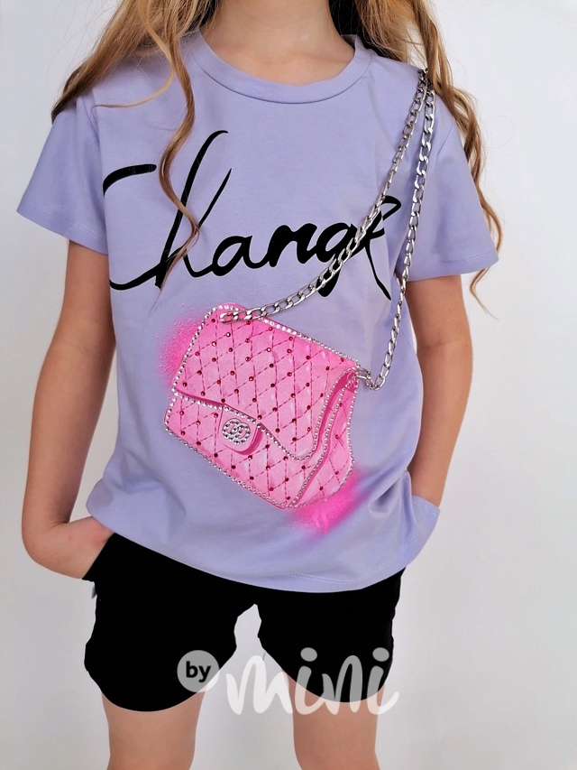 Glamour 3D triko lila