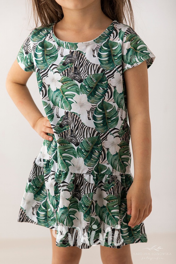 Lily Grey šaty zebra