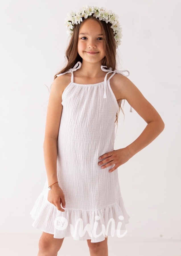 Mušelínové letní šaty white Lily Grey